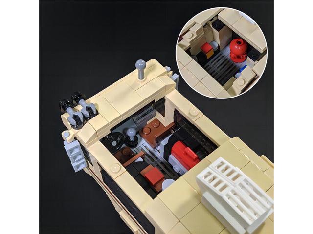 ZITIANYOUBUILD Eagle 5 Flying Spacecraft / Motorhome with Space Engines Wings from Movie Spaceballs 1235 Pieces 100% Compatible with LEGO Brand New...