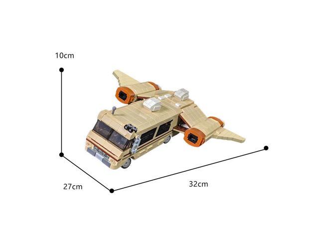 ZITIANYOUBUILD Eagle 5 Flying Spacecraft / Motorhome with Space Engines Wings from Movie Spaceballs 1235 Pieces 100% Compatible with LEGO Brand New...