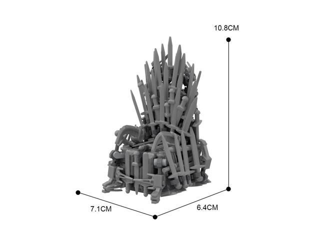 ZITIANYOUBUILD Game of Thrones The Iron Throne Model Movie Scene 226 Pieces for Adults 100% Compatible with LEGO Brand New and High Quality