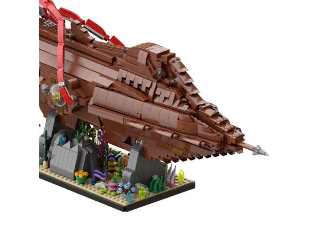 ZITIANYOUBUILD Submarine Model with Display Stand 2282 Pieces Building Toys MOC