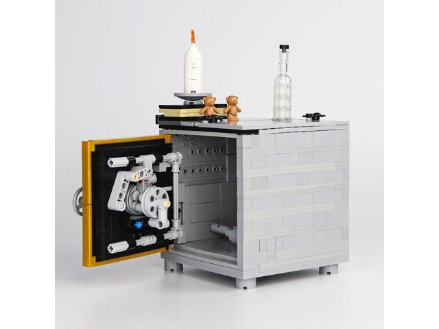ZITIANYOUBUILD Puzzle Box Cowboy Safe (Self-designed) Decryption Box + 521 Pieces MOC
