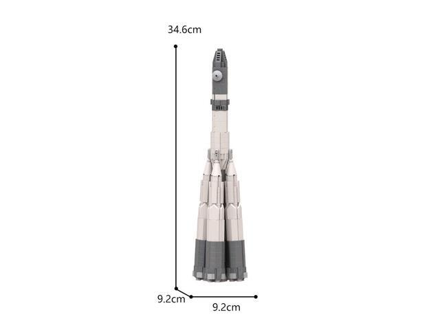 ZITIANYOUBUILD MOC-104017 MOC-104017 The World's First Space Rocket Family Vostok Model 709 Pieces 100% Compatible with LEGO Brand New and High...
