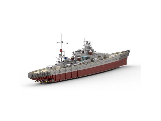 ZITIANYOUBUILD The Gneisenau Battleship 1:200 Scale Model 4694 Pieces Building Toys MOC
