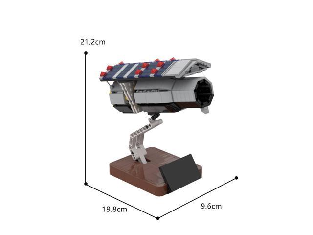 ZITIANYOUBUILD Spitzer Infrared Space Telescope Model 627 Pieces Building Toys Set MOC