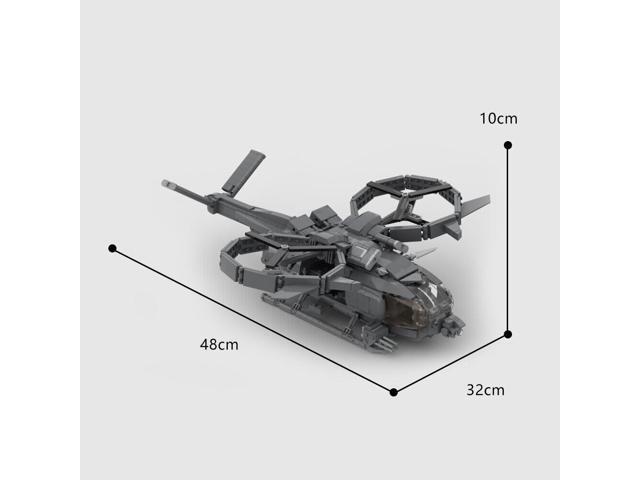 ZITIANYOUBUILD Avatar RDA Helicopter Aerospatiale SA-2 Samson 931 Pieces MOC-130443