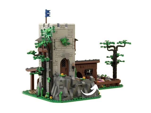 ZITIANYOUBUILD Watchtower with Cottage and Crypt Expansion for Castle 1403 Pieces MOC