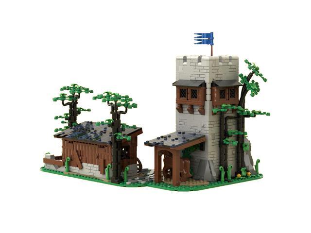 ZITIANYOUBUILD Watchtower with Cottage and Crypt Expansion for Castle 1403 Pieces MOC