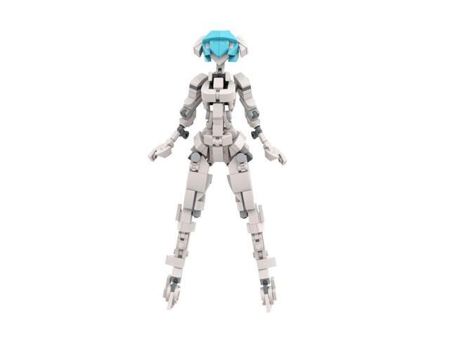ZITIANYOUBUILD Female Robot Mobile Mech Suit Model 229 Pieces Building Toys Set MOC