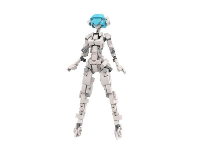 ZITIANYOUBUILD Female Robot Mobile Mech Suit Model 229 Pieces Building Toys Set MOC