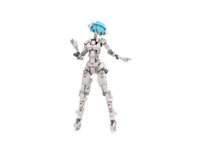 ZITIANYOUBUILD Female Robot Mobile Mech Suit Model 229 Pieces Building Toys Set MOC