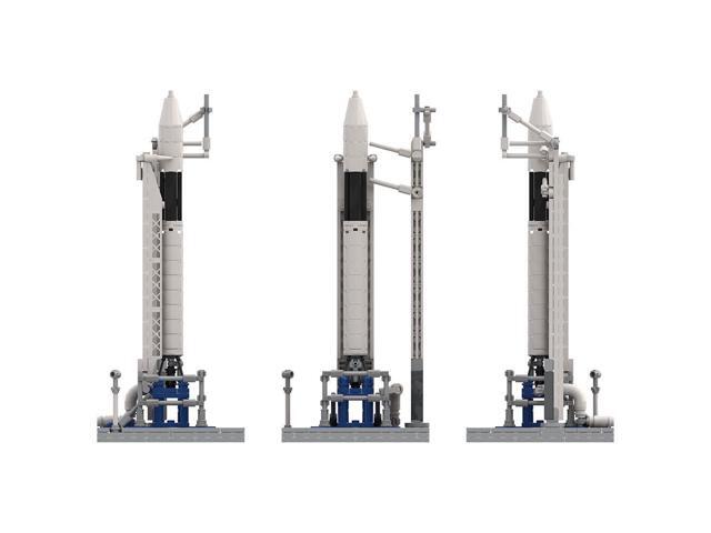 ZITIANYOUBUILD Launch Vehicle & Launch Pad [Saturn V scale] 261 Pieces Building Toys MOC