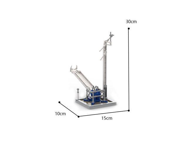 ZITIANYOUBUILD Launch Vehicle & Launch Pad [Saturn V scale] 261 Pieces Building Toys MOC