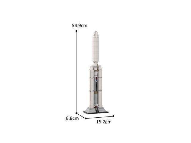 ZITIANYOUBUILD IV-B Carrier Rocket with 5 Fairings Sizes 1:110 Scale 939 Pieces MOC