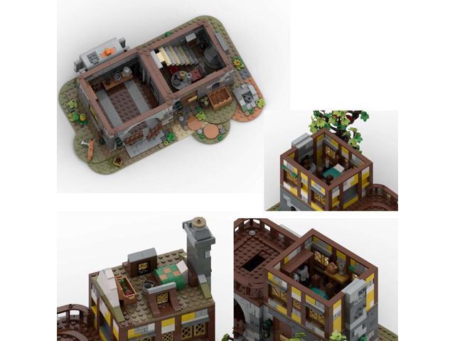 ZITIANYOUBUILD Motorized Windmill with Power Functions Medieval Building 1675 Pieces MOC