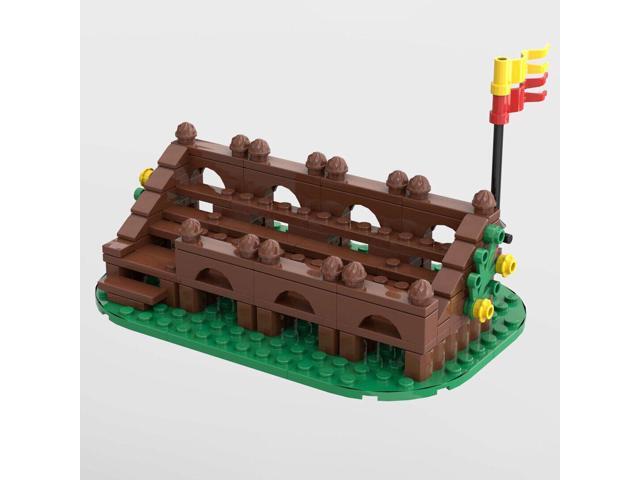 ZITIANYOUBUILD 6x Builds Grandstand Wooden Stand Tent Torunament Fence 1882 Pieces MOC