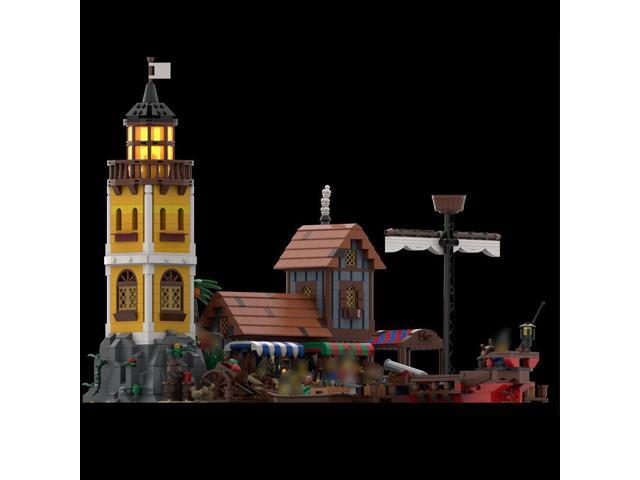 ZITIANYOUBUILD MOC-152423 Modular Harbor Medieval Architecture for Pirates World 2155 Pieces MOC