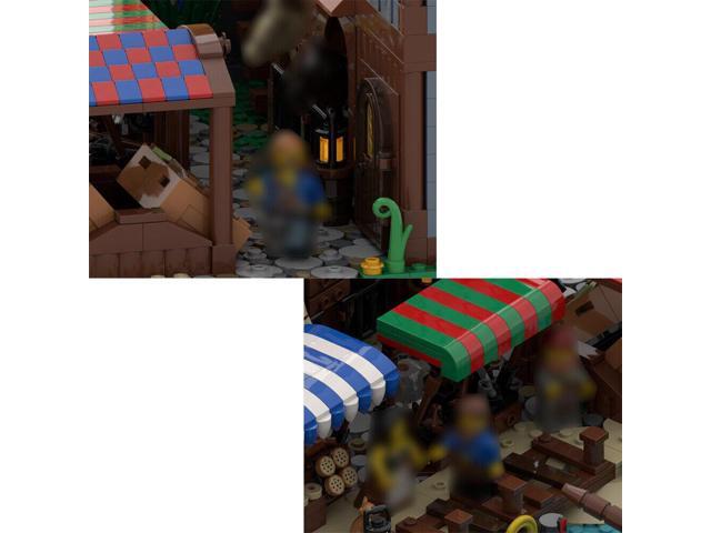 ZITIANYOUBUILD MOC-152423 Modular Harbor Medieval Architecture for Pirates World 2155 Pieces MOC