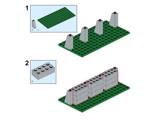 ZITIANYOUBUILD Custom MOC-77852 Medieval Modular Wall 115 Parts Kids Gift for Christmas