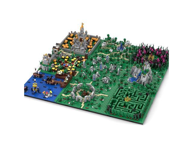 ZITIANYOUBUILD C4761 Fictional World with 9s Medieval Town Castle Forest 6265 Parts