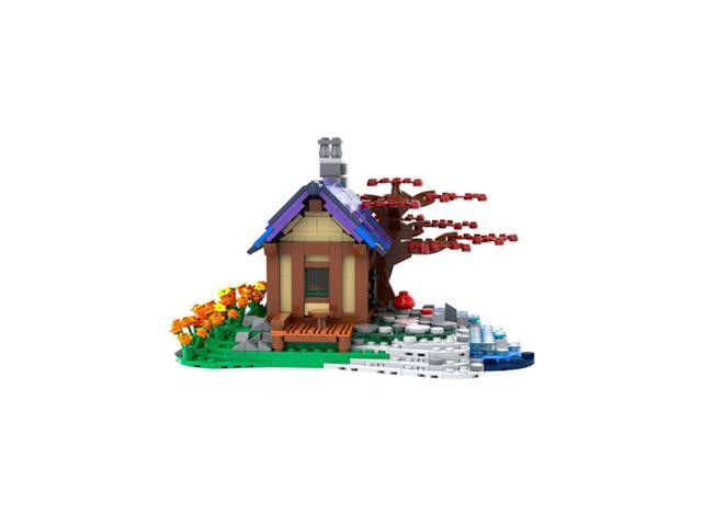 ZITIANYOUBUILD C6736 Modular Building: Tiny House At The Sea Building Toys Set 843 Parts