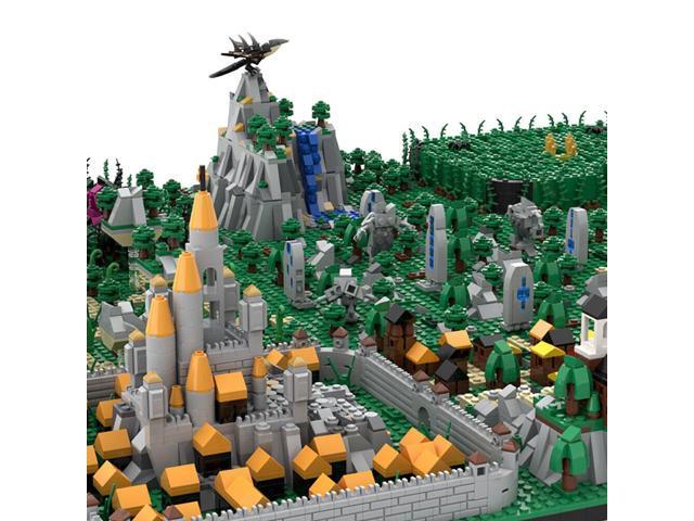 ZITIANYOUBUILD C4761 Fictional World with 9s Medieval Town Castle Forest 6265 Parts