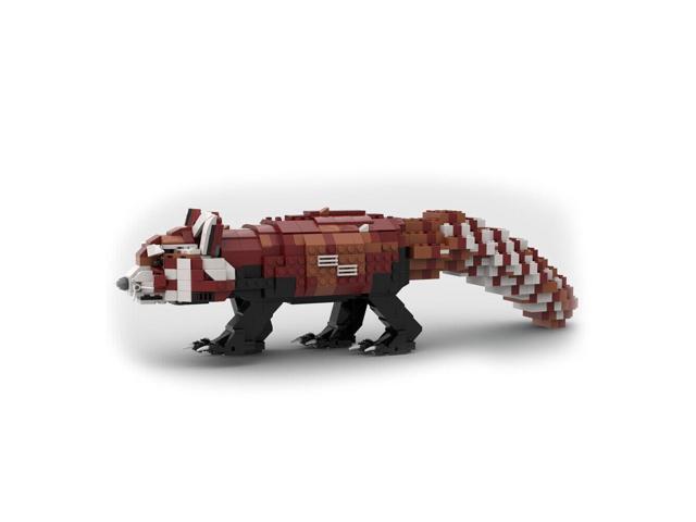 ZITIANYOUBUILD MOC-88142 Custom Design Red Panda with Pose-able Ears and Eyebrows 902 Parts