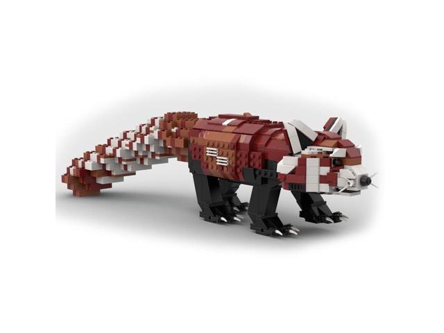 ZITIANYOUBUILD MOC-88142 Custom Design Red Panda with Pose-able Ears and Eyebrows 902 Parts