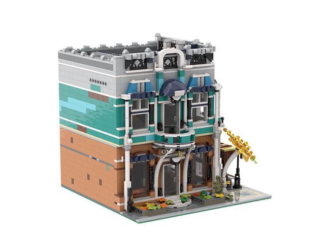 ZITIANYOUBUILD C4606 Modular Building: Café / Library Model with Interior 2287 Parts