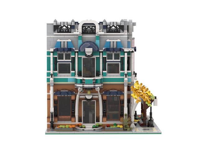 ZITIANYOUBUILD C4606 Modular Building: Café / Library Model with Interior 2287 Parts