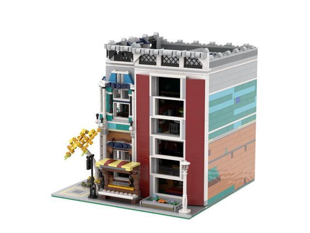ZITIANYOUBUILD C4606 Modular Building: Café / Library Model with Interior 2287 Parts