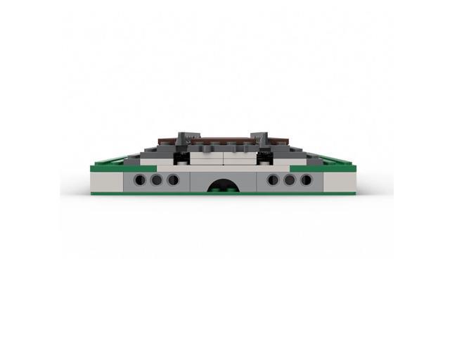 ZITIANYOUBUILD Custom MOC-117830 MILS Ballasted Single Track Train Track Model 182 Parts Gift