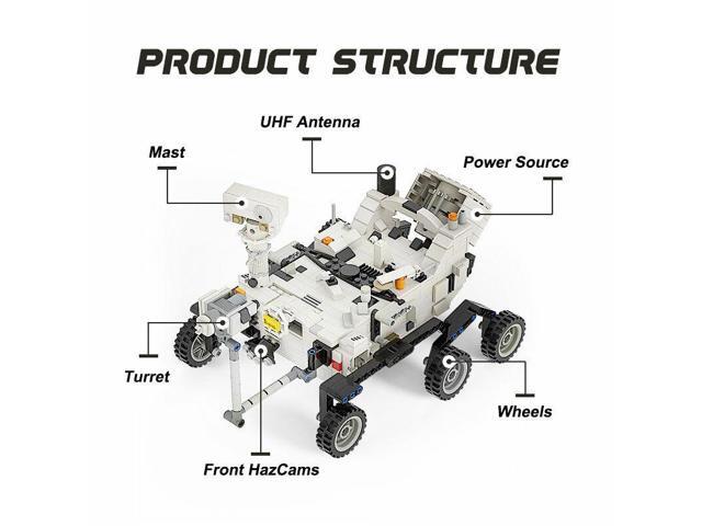ZITIANYOUBUILD C4881 NASA Perseverance Mars Rover & Ingenuity Helicopter 690 Parts for Adults