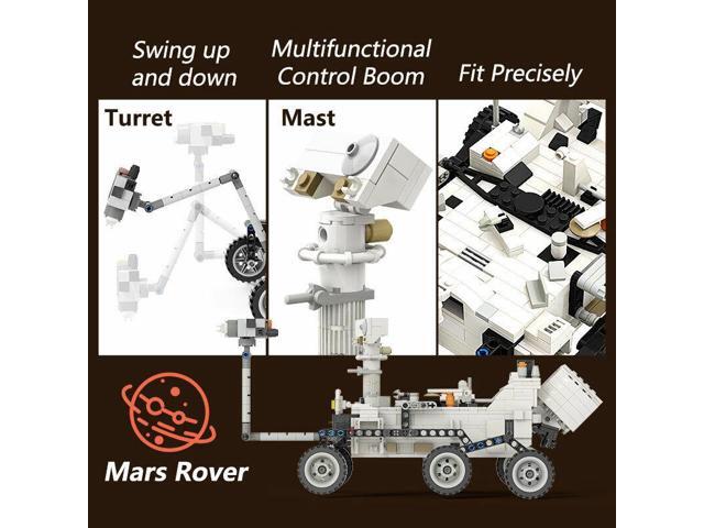 ZITIANYOUBUILD C4881 NASA Perseverance Mars Rover & Ingenuity Helicopter 690 Parts for Adults