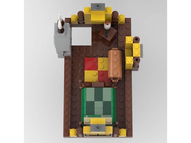 ZITIANYOUBUILD MOC-162450 Medieval Watermill with a Full Interior Modular Building 997 Parts