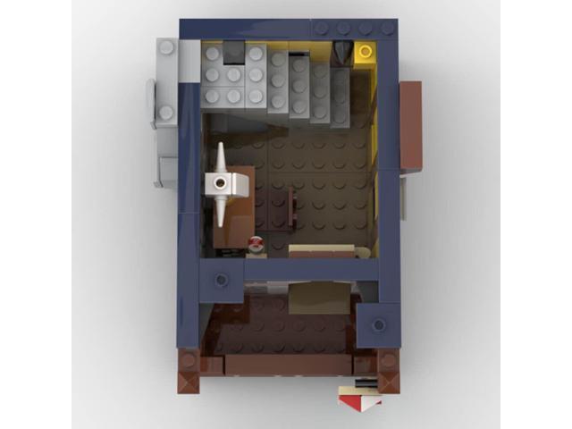 ZITIANYOUBUILD MOC-162450 Medieval Watermill with a Full Interior Modular Building 997 Parts