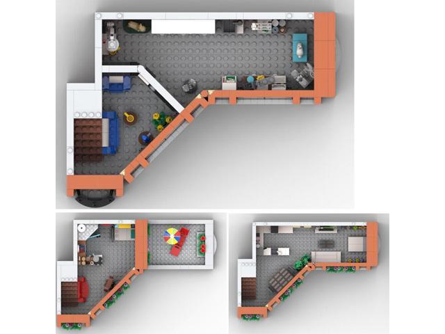 ZITIANYOUBUILD MOC-126334 Plus-size Corner Garage Moduar Building with Apartment 4897 Parts