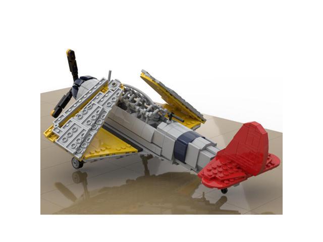 ZITIANYOUBUILD MOC-152156 Navy Torpedo Bomber Airplane with Foldable Wings 1:35 Scale 624 Parts