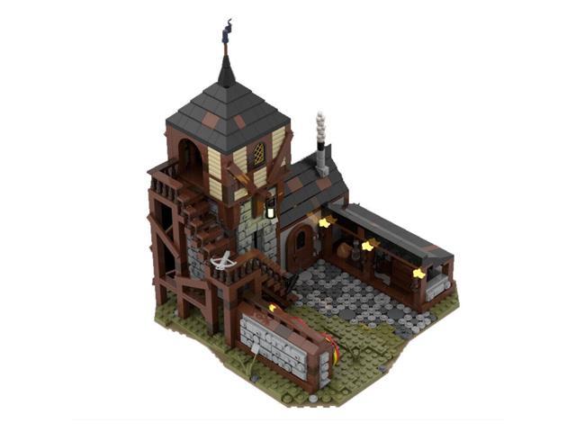 ZITIANYOUBUILD MOC-114312 Medieval Archers Range with Interior Modular Building 1722 Parts