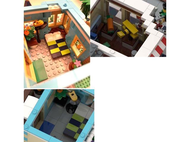 ZITIANYOUBUILD MOC-81592 Modular Building: Toy Store & Apartment Model with Interior 1229 Parts