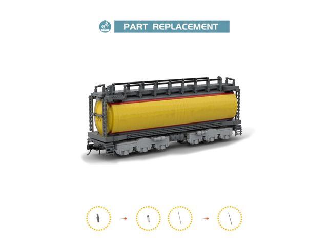 ZITIANYOUBUILD C9132 GTEL: Gas Turbine-electric Locomotive Train 1259 Parts for Collection