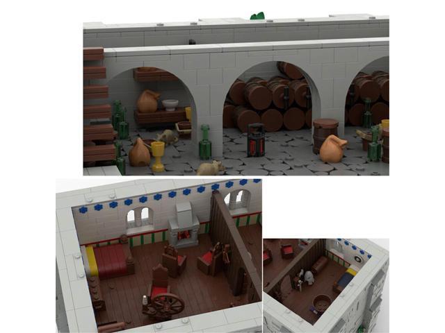 ZITIANYOUBUILD MOC-153544 Medieval Keep Castle with Fully Modular Interior 8984 Parts