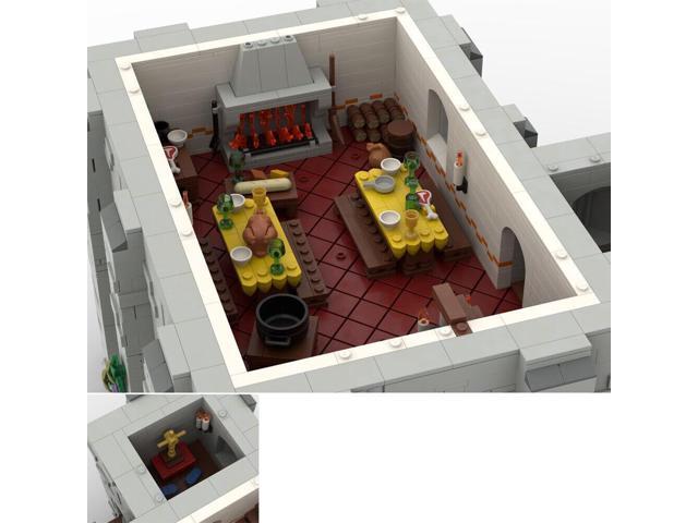 ZITIANYOUBUILD MOC-153544 Medieval Keep Castle with Fully Modular Interior 8984 Parts