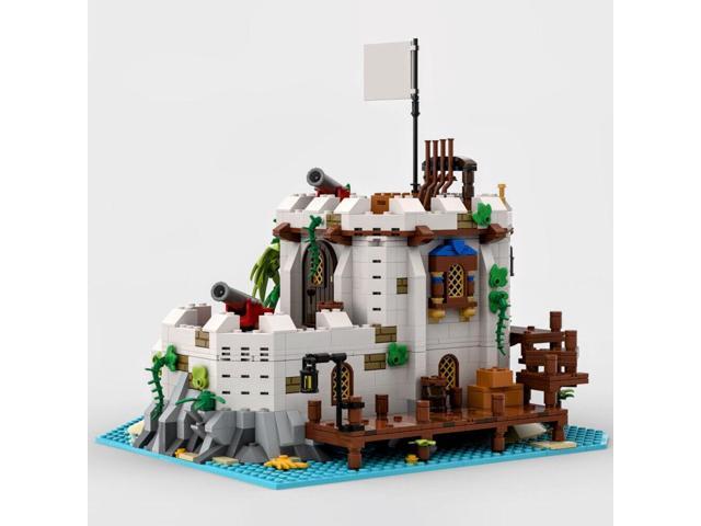 ZITIANYOUBUILD MOC-79638 A Small but Heavily Armed Bridgehead for Pirates Series 1454 Parts