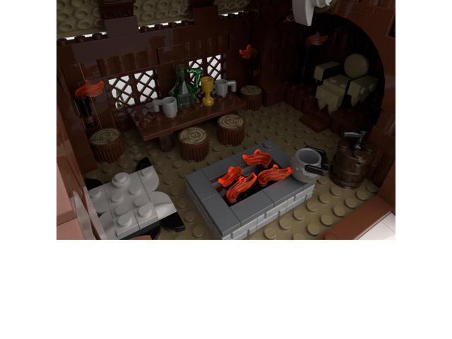 ZITIANYOUBUILD MOC-96080 Village Series: Seafaring People Mead Hall with Interior 746 Parts