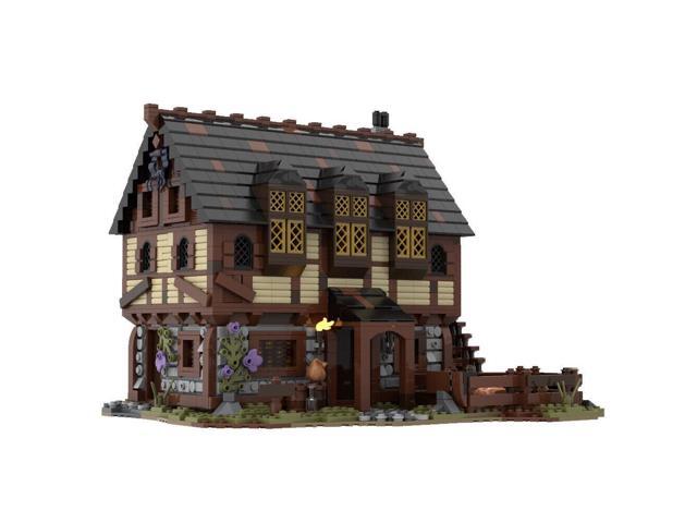 ZITIANYOUBUILD MOC-114686 Modular Building: Medieval House and Farm with Interior 3124 Parts