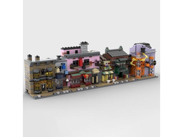 ZITIANYOUBUILD MOC-117013 4-in-1 Magic Shop Ice Cream Parlour Architecture Bundles 1617 Parts