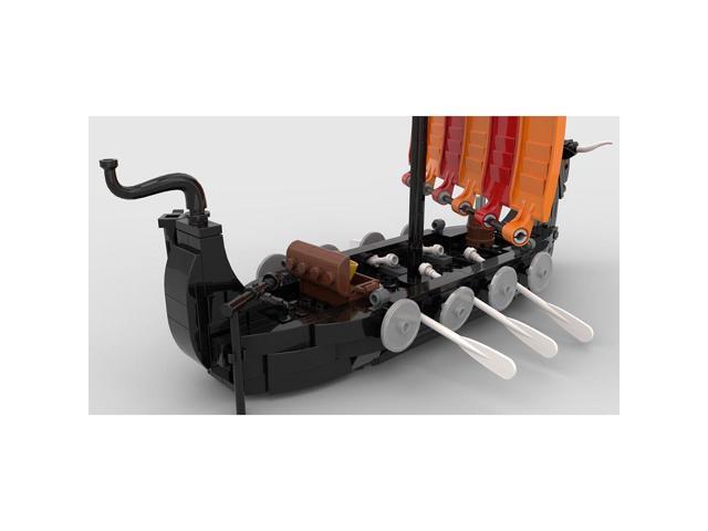 ZITIANYOUBUILD Custom MOC-116513 Viking Longship Bullhead 311 Parts Kids Gift for Christmas