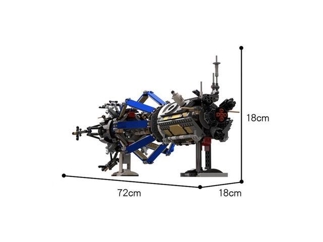 ZITIANYOUBUILD C5433 A Converted Asteroid Drilling Ship Arbitrator Mother Ship 1298 Parts