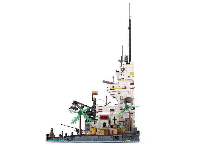 ZITIANYOUBUILD MOC-156391 Pirates General Headquarters Fortress with Square, Church 3757 Parts