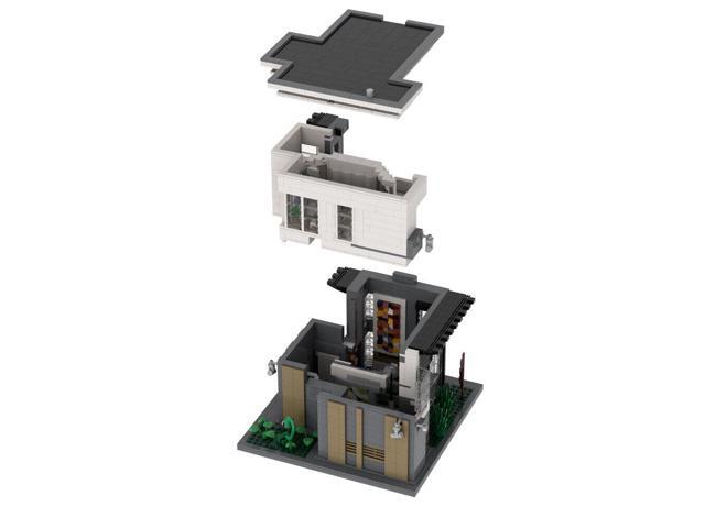 ZITIANYOUBUILD MOC-84426 Modern Villa Artist's House Model Modular Building 3189 Parts